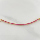 Cadena Media Luna Aro Seguido 4.05gr / 50cm / 0.8mm Oro Amarillo 18K %