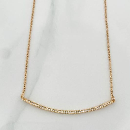 Cadena Media Luna Aro Seguido 3.1gr / 47cm / 1.2mm Oro Amarillo 18K