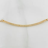Cadena Media Luna Aro Seguido 4.35gr / 51cm / 1.3mm Oro Amarillo 18K