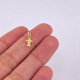 Dije Cruz Lisa 0.2 g / 1.4 cm Oro Amarillo 18K