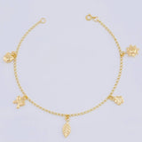 Pulso Espiga Dijes 2.75 g / 19 cm / 1.6 mm Oro Amarillo 18K
