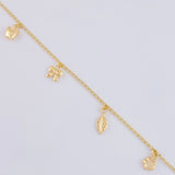Pulso Espiga Dijes 2.75 g / 19 cm / 1.6 mm Oro Amarillo 18K