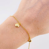 Pulso Espiga Dijes 2.7 g / 19 cm / 1.6 mm Oro Amarillo 18K