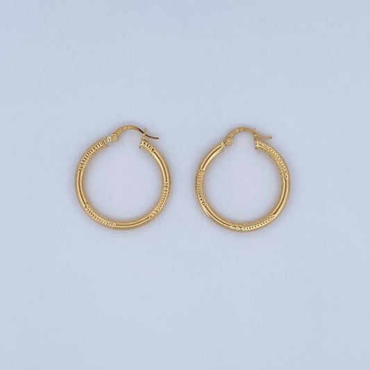 Candongas Abel 2.35gr / 3cm / Oro 18K &