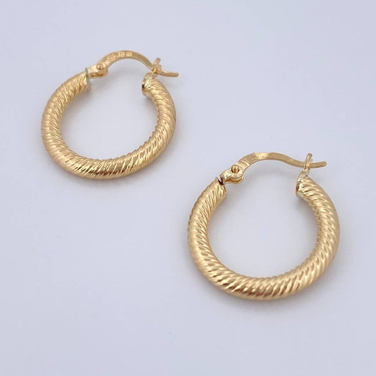 Candongas Zion 2gr / 2cm / Oro 18K &