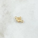 Herraje Manzana 0.3gr / 1.3cm / Oro 18K