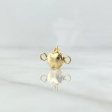 Herraje Manzana 0.3gr / 1.3cm / Oro 18K