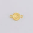 Herraje Letra C Marco Bordeado 0.6g / 1.7cm Oro Amarillo 18K