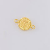 Herraje Letra T Marco Bordeado 0.55g / 1.7cm Oro Amarillo 18K