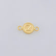 Herraje Letra Z Marco Bordeado 0.45g / 1.5cm Oro Amarillo 18K