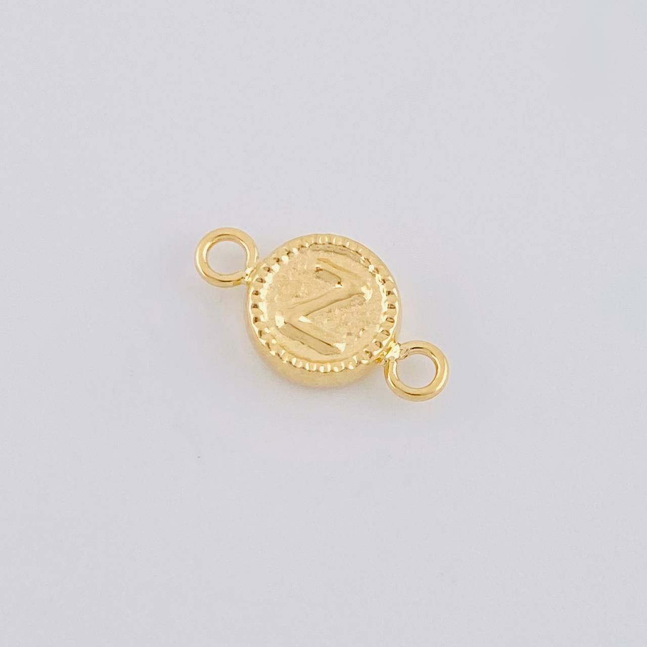 Herraje Letra Z Marco Bordeado 0.45g / 1.5cm Oro Amarillo 18K