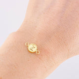 Herraje Letra Z Marco Bordeado 0.45g / 1.5cm Oro Amarillo 18K
