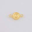 Herraje Letra O Marco Bordeado 0.45g / 1.5cm Oro Amarillo 18K