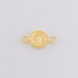 Herraje Letra T Marco Bordeado 0.4g / 1.5cm Oro Amarillo 18K