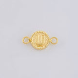 Herraje Letra U Marco Bordeado 0.45g / 1.5cm Oro Amarillo 18K