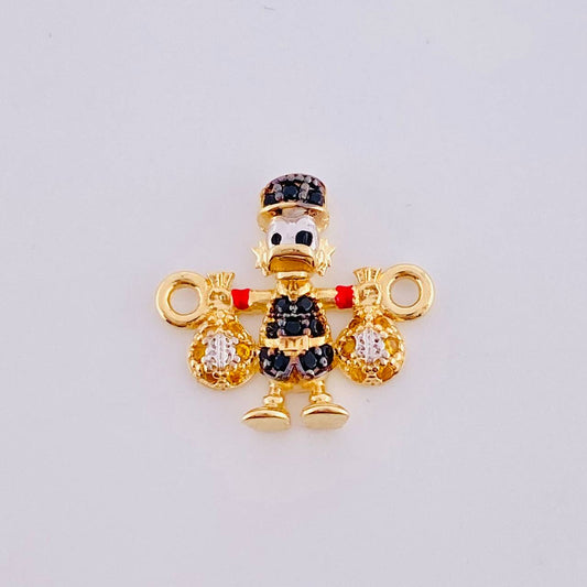 Herraje Pato Bolsa Dinero 1.45gr / 1.5cm / Oro Amarillo 18K ©