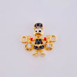 Herraje Pato Bolsa Dinero 1.45gr / 1.5cm / Oro Amarillo 18K