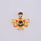 Herraje Pato Bolsa Dinero 1.45gr / 1.5cm / Oro Amarillo 18K