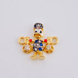 Herraje Pato Bolsa Dinero 1.55gr / 1.5cm / Oro Amarillo 18K