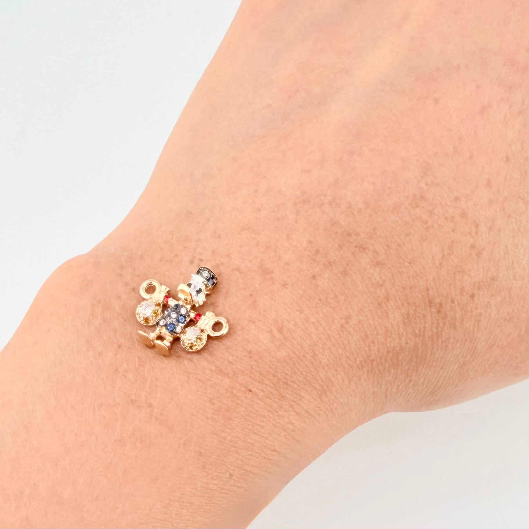 Herraje Pato Bolsa Dinero 1.5gr / 1.5cm / Oro Amarillo 18K ©