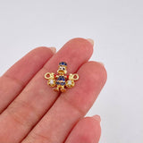 Herraje Pato Bolsa Dinero 1.35gr / 1.5cm / Oro Amarillo 18K ©