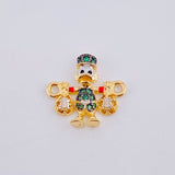 Herraje Pato Bolsa Dinero 1.5gr / 1.5cm / Oro Amarillo 18K