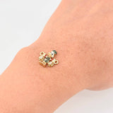 Herraje Pato Bolsa Dinero 1.45gr / 1.5cm / Oro Amarillo 18K ©