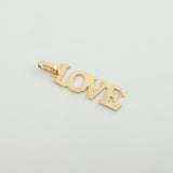 Dije Love 0.45gr / 2.5cm / Oro Amarillo 18K ©
