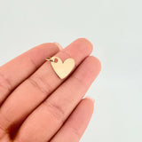 Dije Corazon 0.45gr / 1.5cm / Oro Amarillo 18K ©
