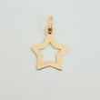 Dije Estrella Silueta 0.5 g / 1.8 cm Oro Amarillo 18K