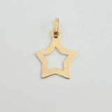 Dije Estrella Silueta 0.5 g / 1.8 cm Oro Amarillo 18K