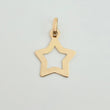 Dije Estrella Silueta 0.5 g / 2 cm Oro Amarillo 18K