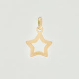 Dije Estrella Silueta 0.5 g / 1.8 cm Oro Amarillo 18K