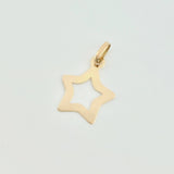 Dije Estrella Silueta 0.5 g / 1.8 cm Oro Amarillo 18K