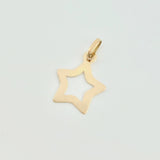 Dije Estrella Silueta 0.5 g / 2 cm Oro Amarillo 18K