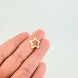Dije Estrella Silueta 0.5 g / 1.8 cm Oro Amarillo 18K