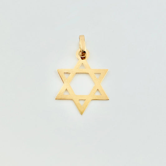 Dije Estrella De David 0.4 g / 1.8 cm Oro Amarillo 18K