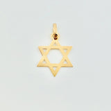 Dije Estrella De David 0.4 g / 1.8 cm Oro Amarillo 18K