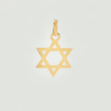 Dije Estrella De David 0.4 g / 1.8 cm Oro Amarillo 18K