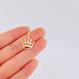 Dije Corona 0.45gr / 2.2cm / Oro Amarillo 18K