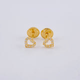 Topos Silueta Corazon 0.5gr / 4.3mm Oro Amarillo 18K *