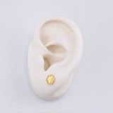 Topos Flor Refractante 0.9gr / 7.6mm Oro Amarillo 18K ©