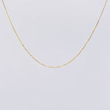 Cadena Veneciana 0.9gr / 40cm / 0.5mm Oro Amarillo 18K