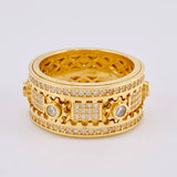 Anillo Mecanico Movimiento 18.45gr / T10 3/4 / Oro Amarillo 18K