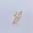 Anillo Solitario 2.9gr / T6 3/4 / Oro 18K &