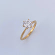 Anillo Solitario Clasico 1.85gr / T7 / Oro 18K &