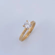 Anillo Solitario Clasico Base 2.3gr / T5 / Oro 18K &
