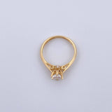 Anillo Solitario Elegante 2gr / T6 1/4 / Oro 18K &