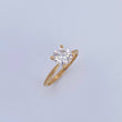 Anillo Solitario 1.7gr Moissanita 88 pts / T5 3/4 / Oro 18K &