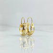 Candongas Ash Estrellas 0.7gr / 1.6cm / Lisas Oro Amarillo 18K